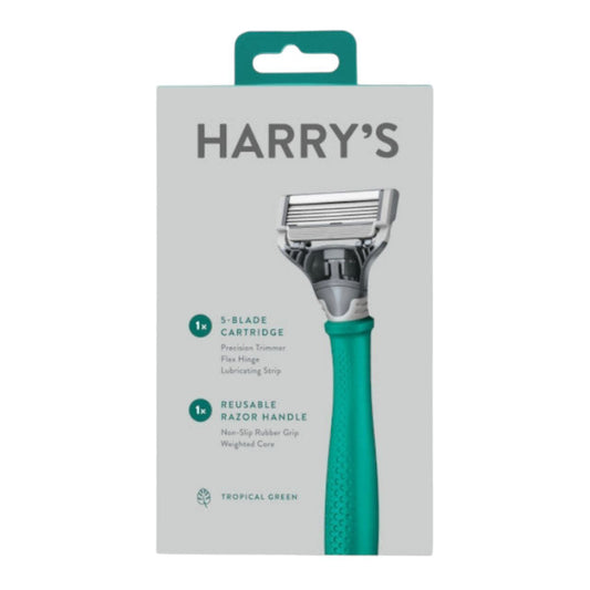 Harry’s Truman Set – Green Edition | Premium 5-Blade German Razor Kit