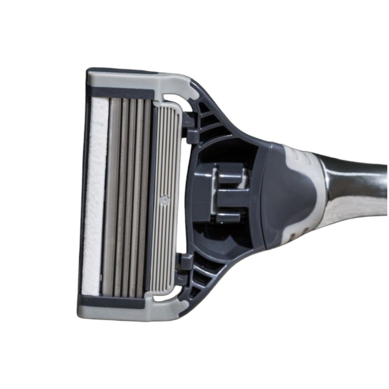 Maquinilla de afeitar para hombre Harry's plateada con 4 recambios: kit de afeitado premium de 5 hojas