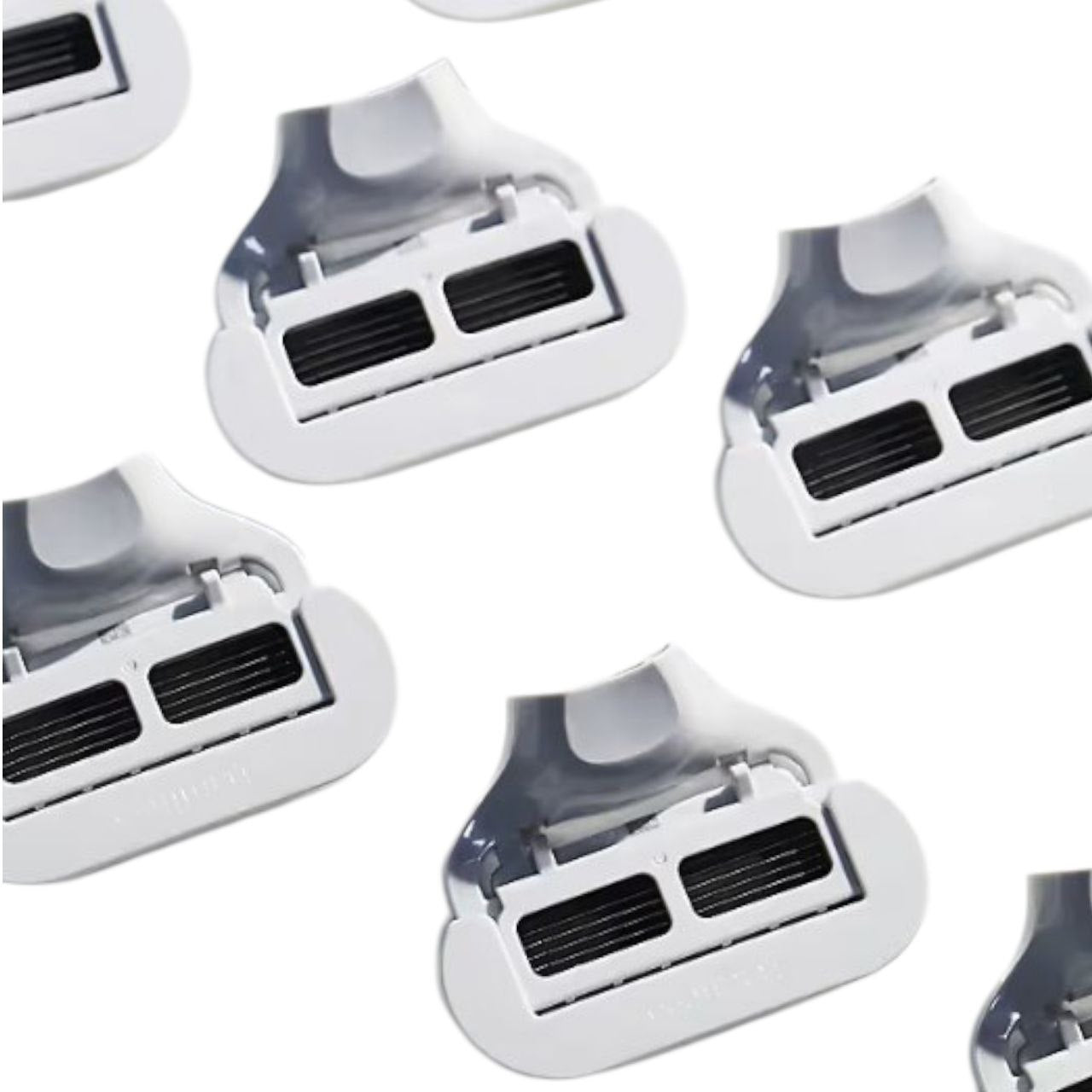 Flamingo Damenrasierer-Set – 5-Klingen-Rasierer + 8 Ersatzklingen | Orange