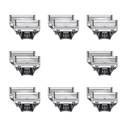 Harry’s Green Rasier-Set mit 16 Nachfüllklingen | Premium-Rasier-Set für Herren